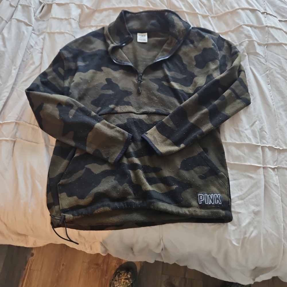 PINK Victoria's Secret Camouflage Pullover